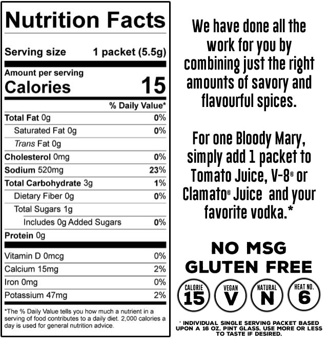 Nutrition Facts & Ingredients
